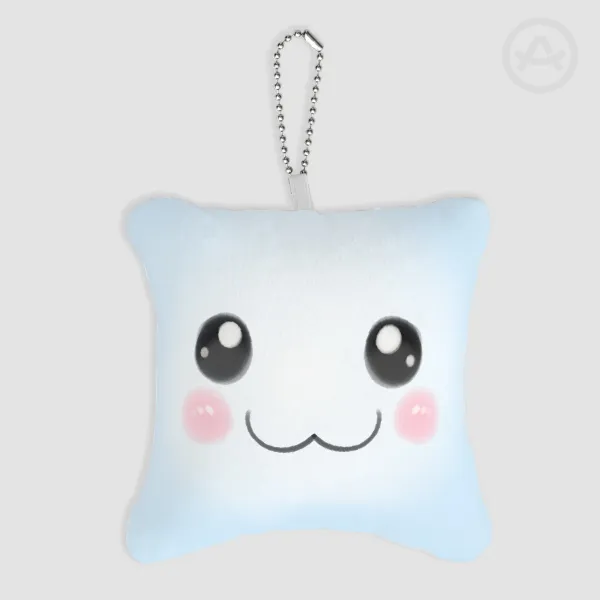 SnowBotamon Mini Pillow Keychain