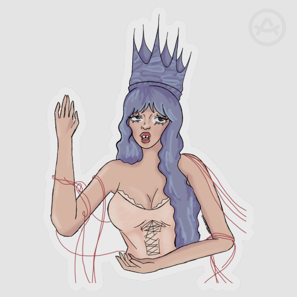 Hades 3" Vinyl Sticker