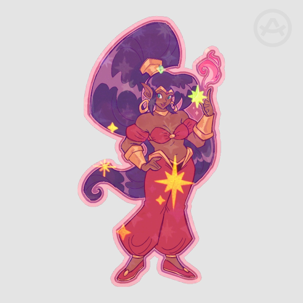 Shantae Small Sticker