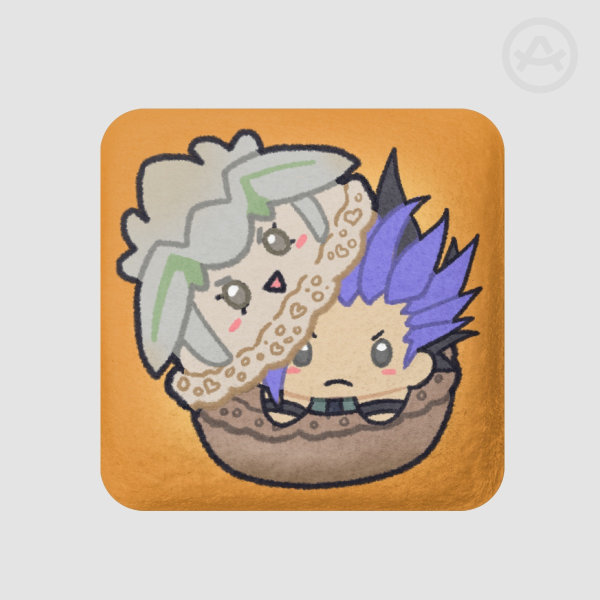 Macaron Plush Badge - Yuto