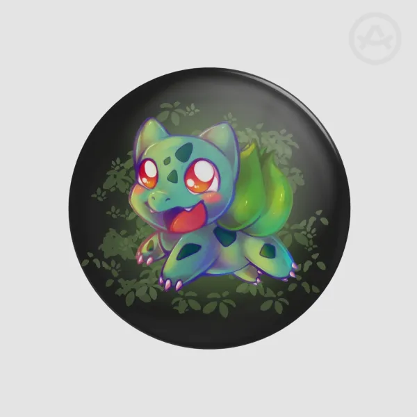 Bulbasaur Button Pin
