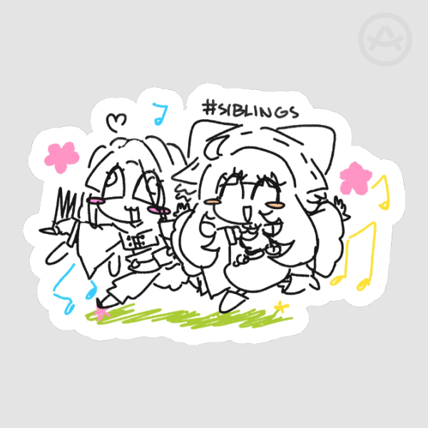 Jabamo Siblings Sticker