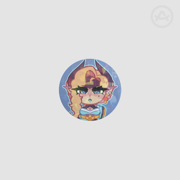 Lady Bish My Inner Demons Mini Pin