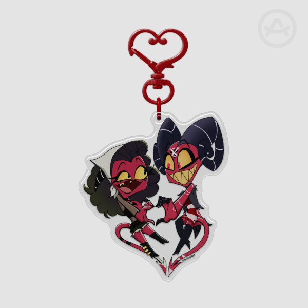 Barbie & Kendra Epoxy Clear Acrylic Keychains