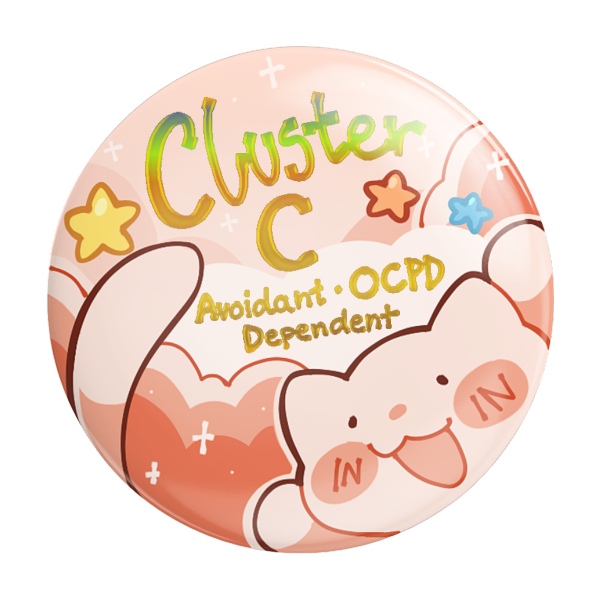 CLUSTER C - Foil Holographic Badge