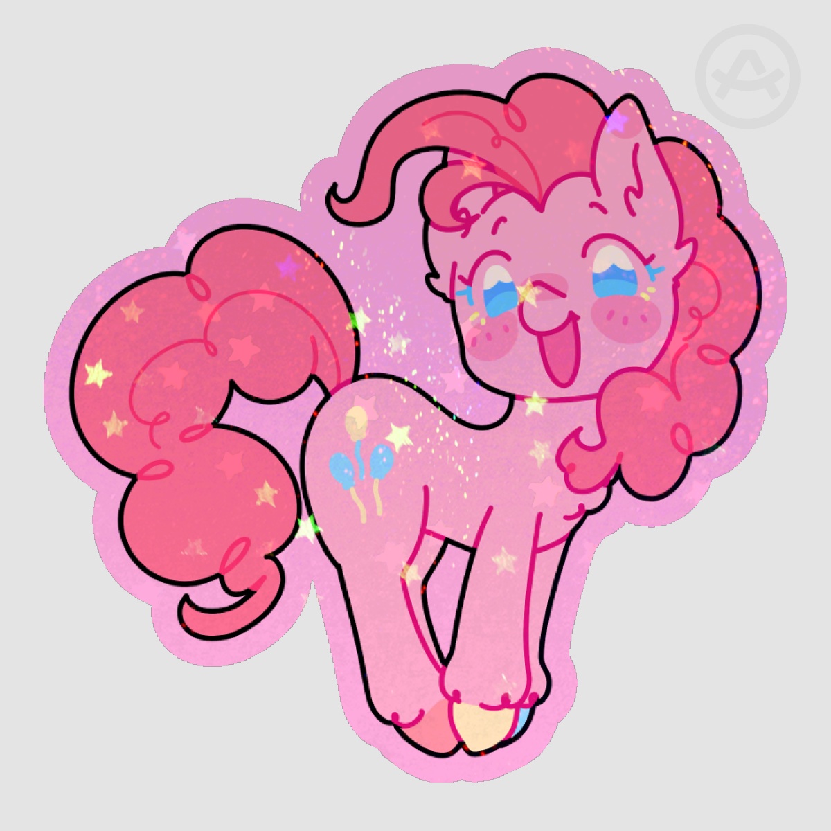 Colored Edge Die Cut Stickers