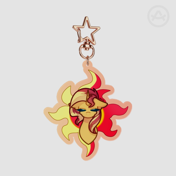 Sunset Shimmer Acrylic Keychain