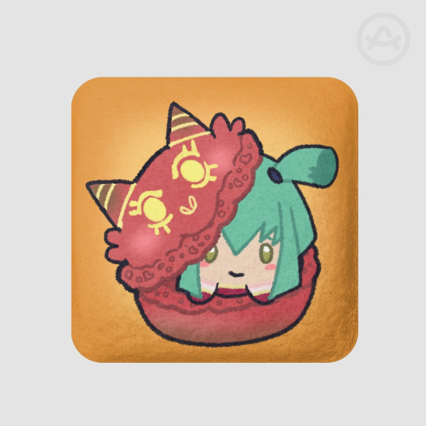 Macaron Plush Badge - Luka