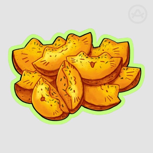 Roasted Potato Cats | Sticker