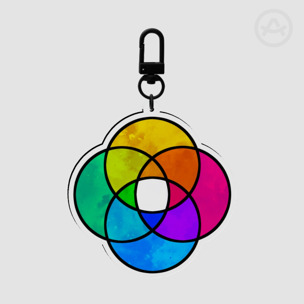 Plural Rings Acrylic Keychain