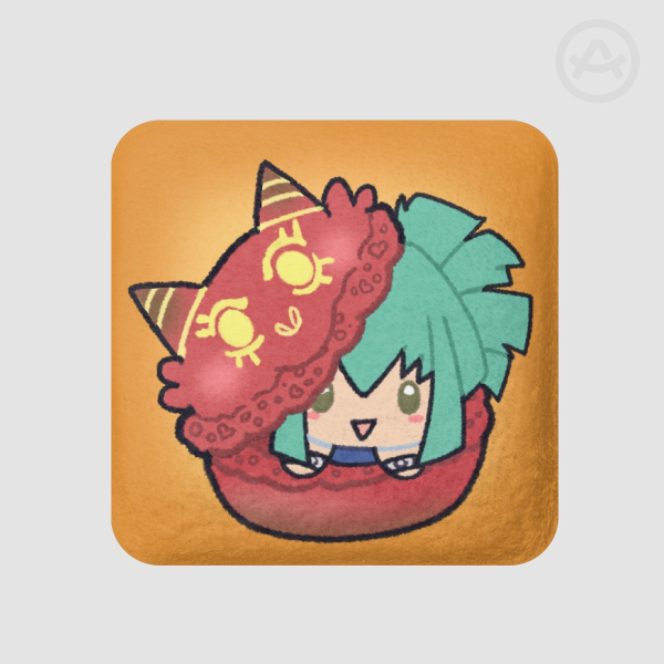 Macaron Plush Badge - Leo
