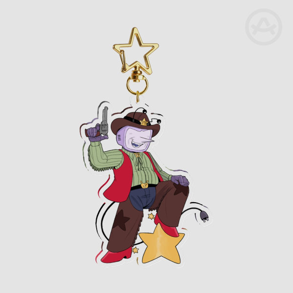 Cowboy Tenna keychain