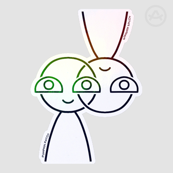 Duality Sticker (Holo Rainbow)