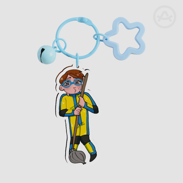 Waterboy Keychain