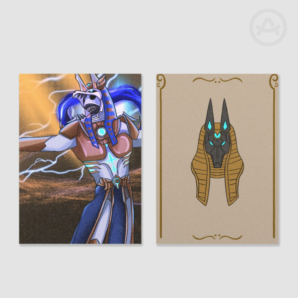 Anubis Reaper Holographic Photocard