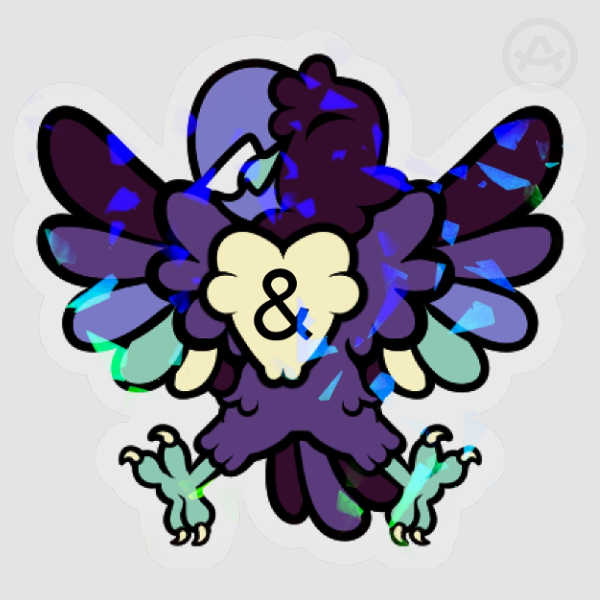 Pride Parrot Plurality Sticker