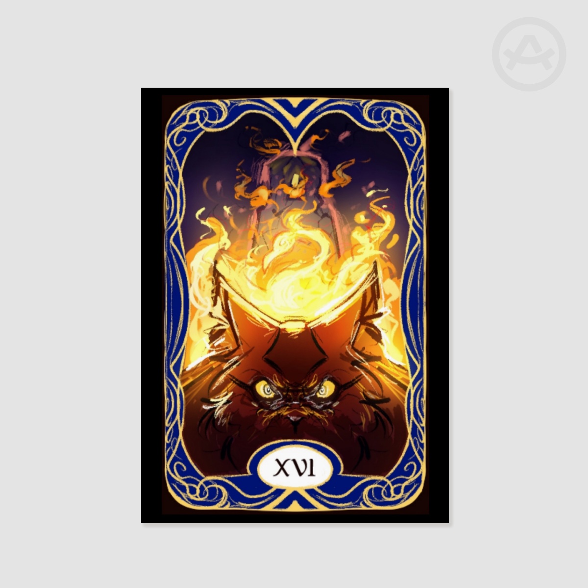The Tower - Redhook Tarot Cards