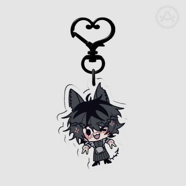 Maid Catboy Acrylic Keychain