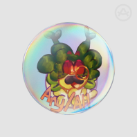 Any/all pronoun badge