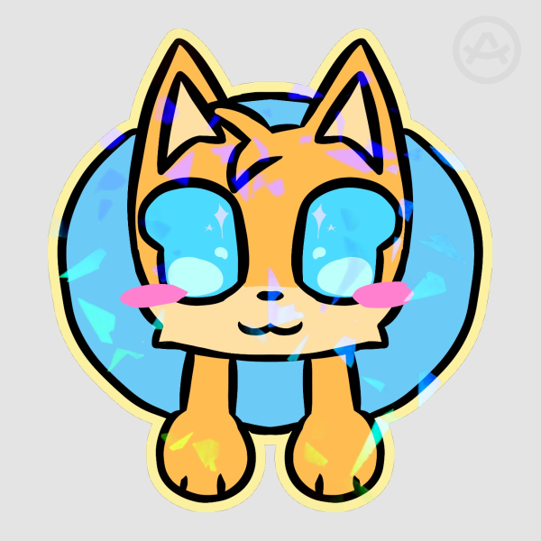 Colored Edge Die Cut Stickers