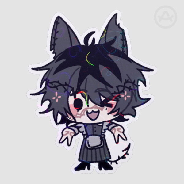 Maid Catboy Sticker