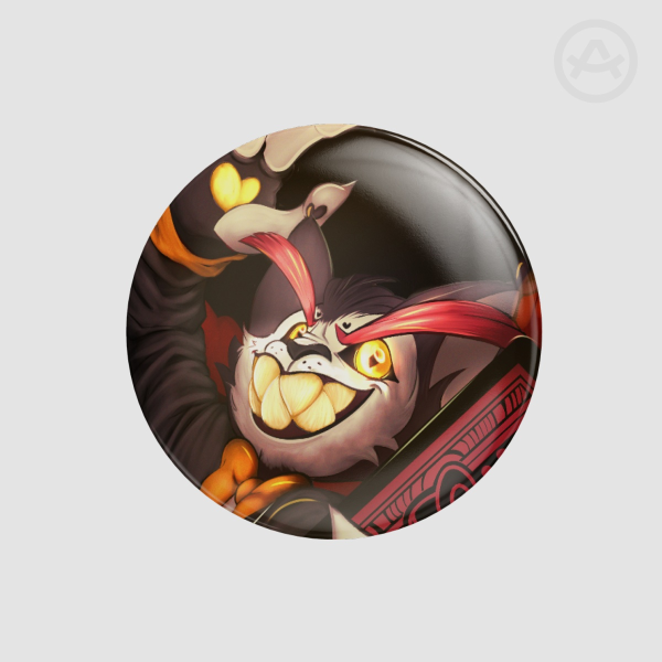 Husk Round Badges (Button Pins)