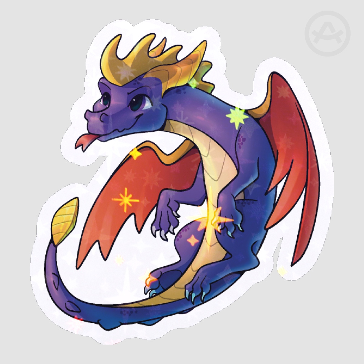 Spyro Holo Sticker (small)