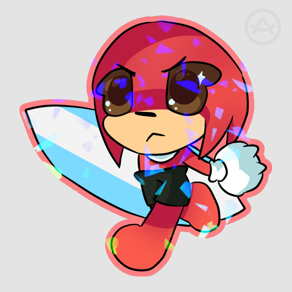 Colored Edge Die Cut Stickers