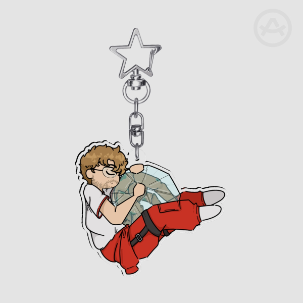 Grace & Rocky Acrylic Keychain