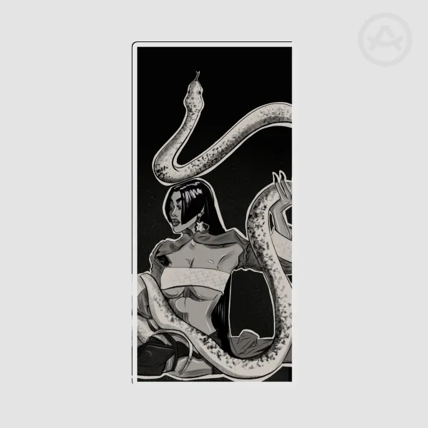 spicy snake Plastic Bookmarks