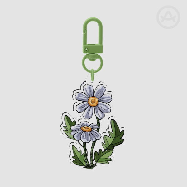 Daisy Acrylic Keychain