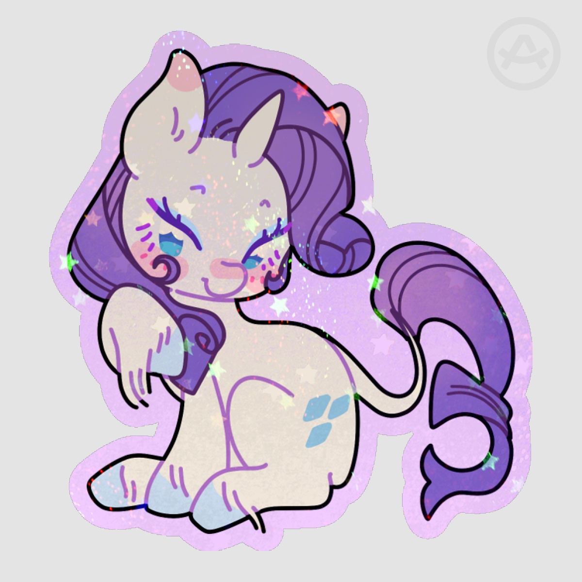 Colored Edge Die Cut Stickers