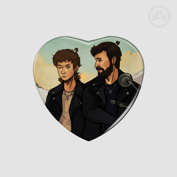 HuckleRobby Sabbatical heart badge