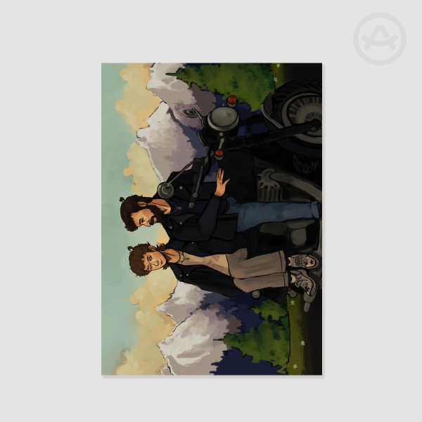 HuckleRobby Sabbatical A5 print