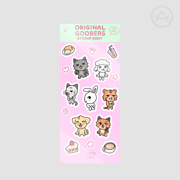 Original Goobers Sticker Sheet