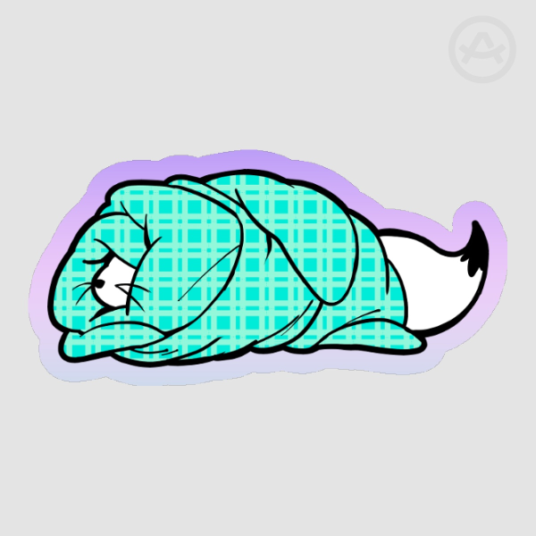 rivfox burrito sticker