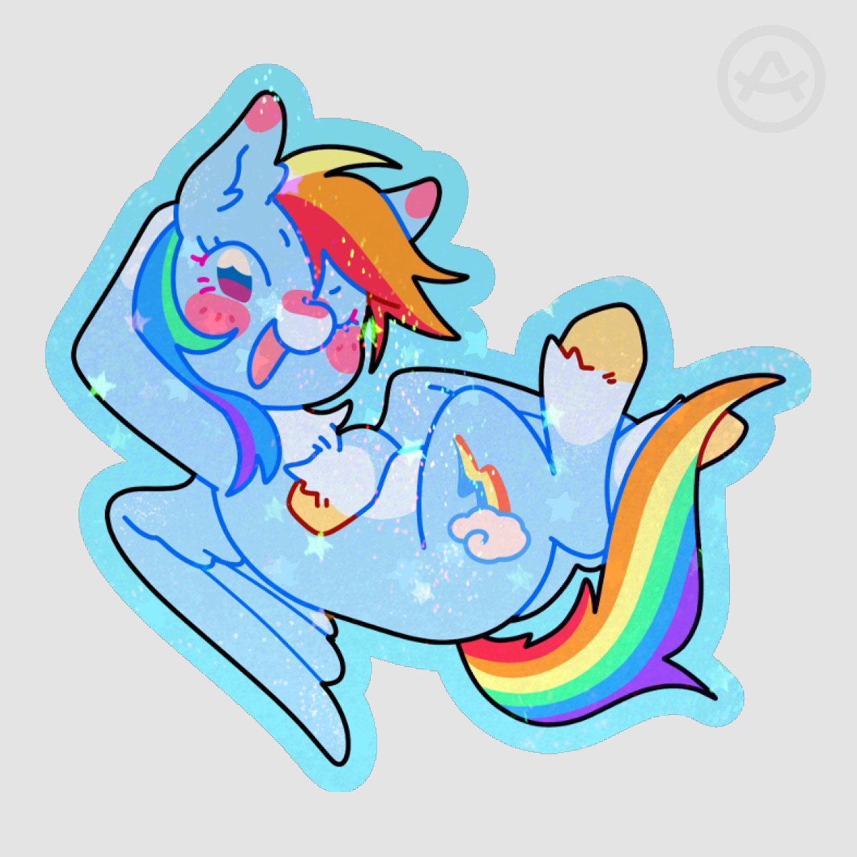 Colored Edge Die Cut Stickers