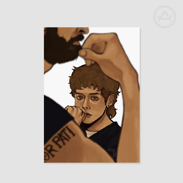 HuckleRobby A5 print