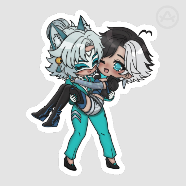 WhiteSnow Glossy Sticker