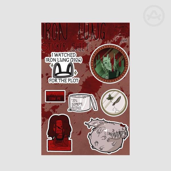 Iron Lung Sticker Sheet