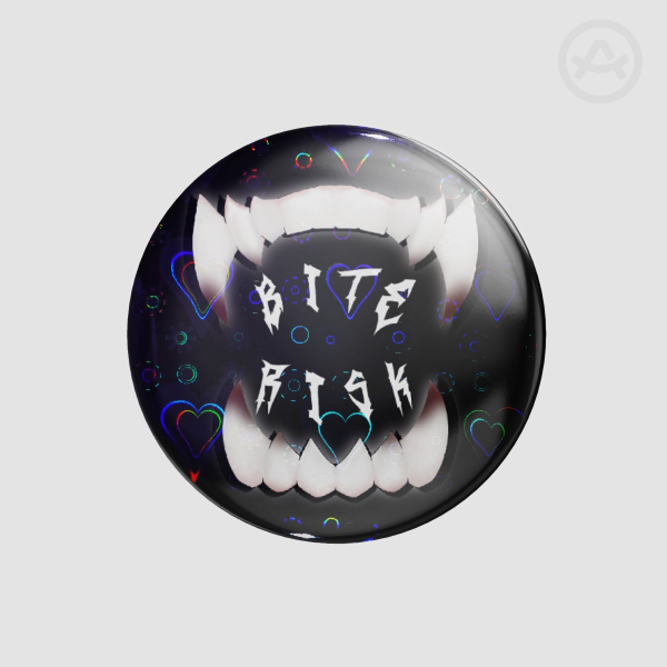 Love Bite [Black] - Badge