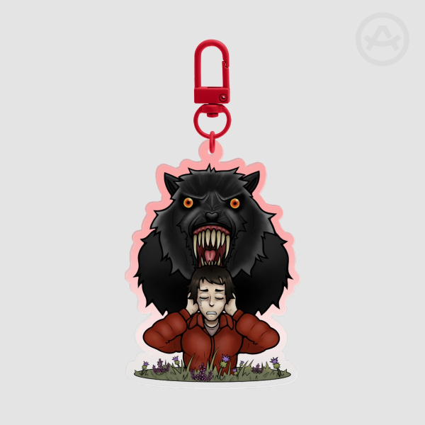 An American Werewolf In London Keychain