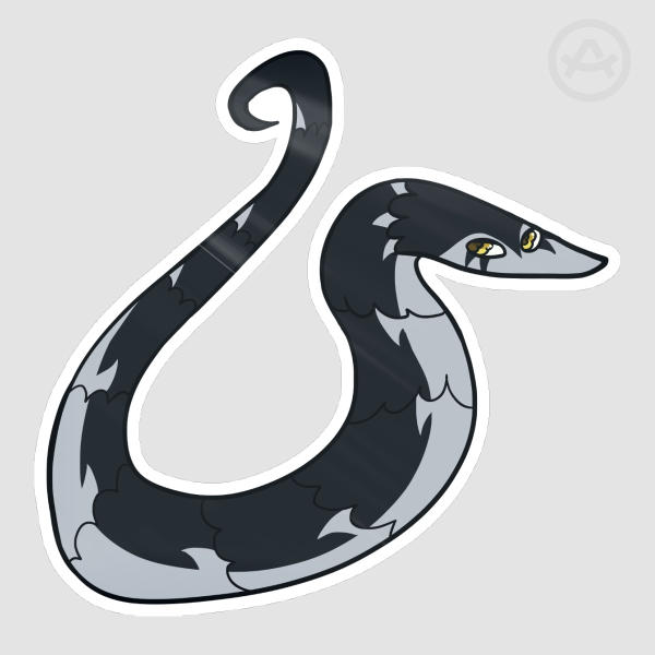 Sticker Coupe Worm