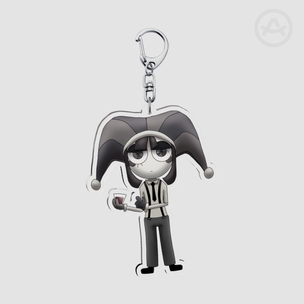 Noir pomni keychain