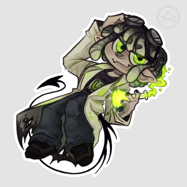[QSMP] Young Multi | Die Cut Sticker