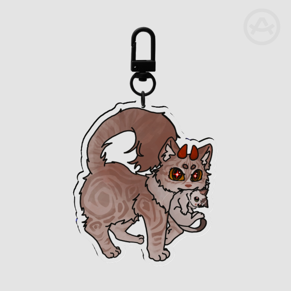 Cat Power - Chainsaw Man Keychain