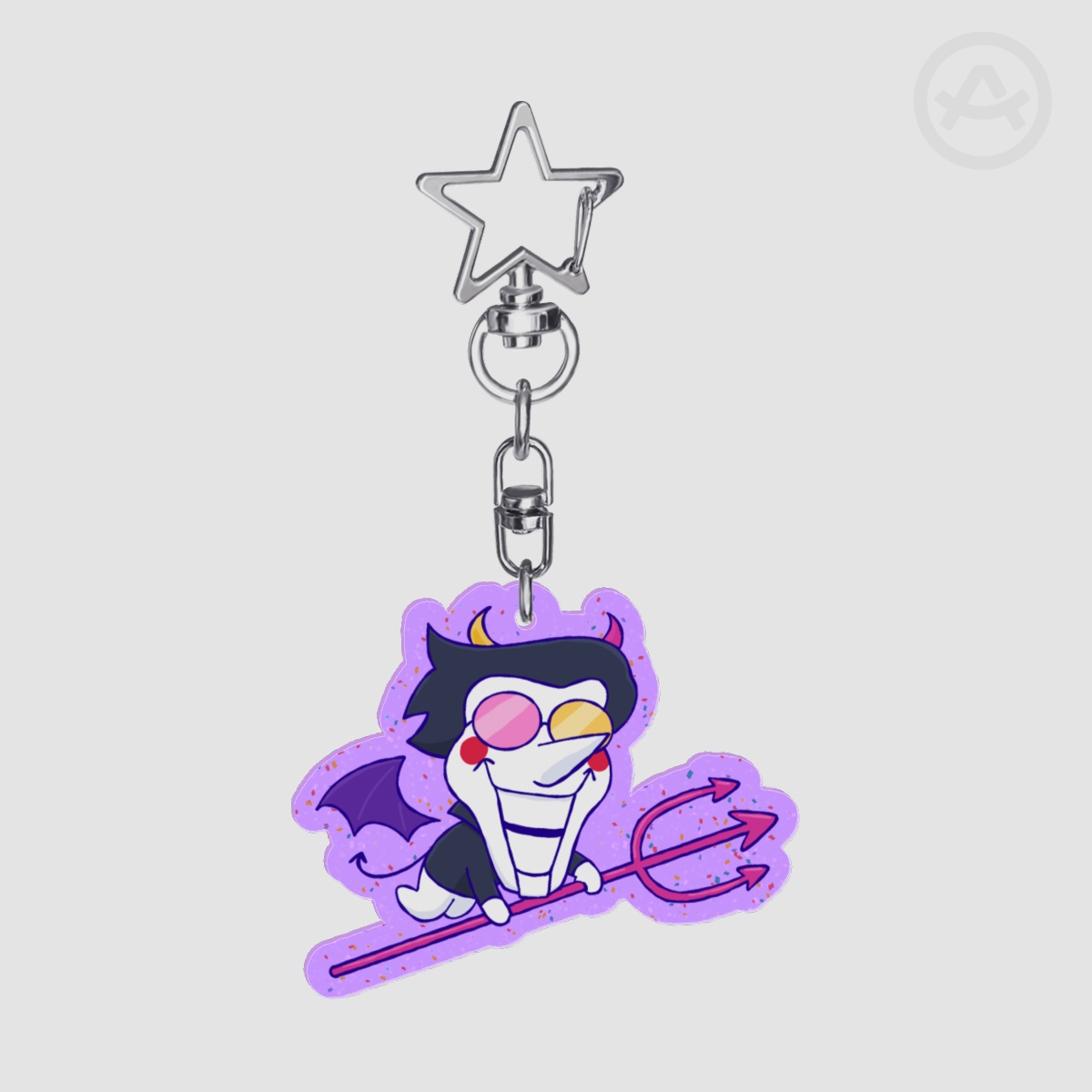 Spamton Devil (Double-sided Keychain)