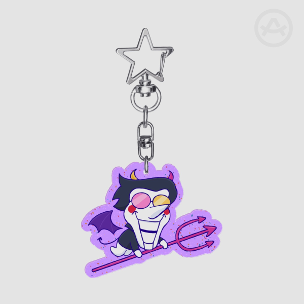 Spamton Devil (Double-sided Keychain)
