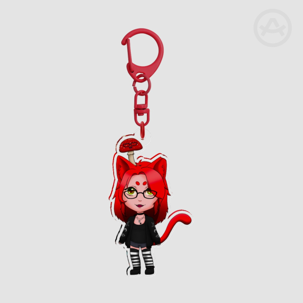 Necrophyte Acrylic Keychain