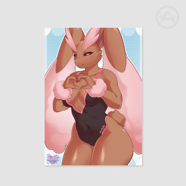 Shiny Lopunny A4 Poster